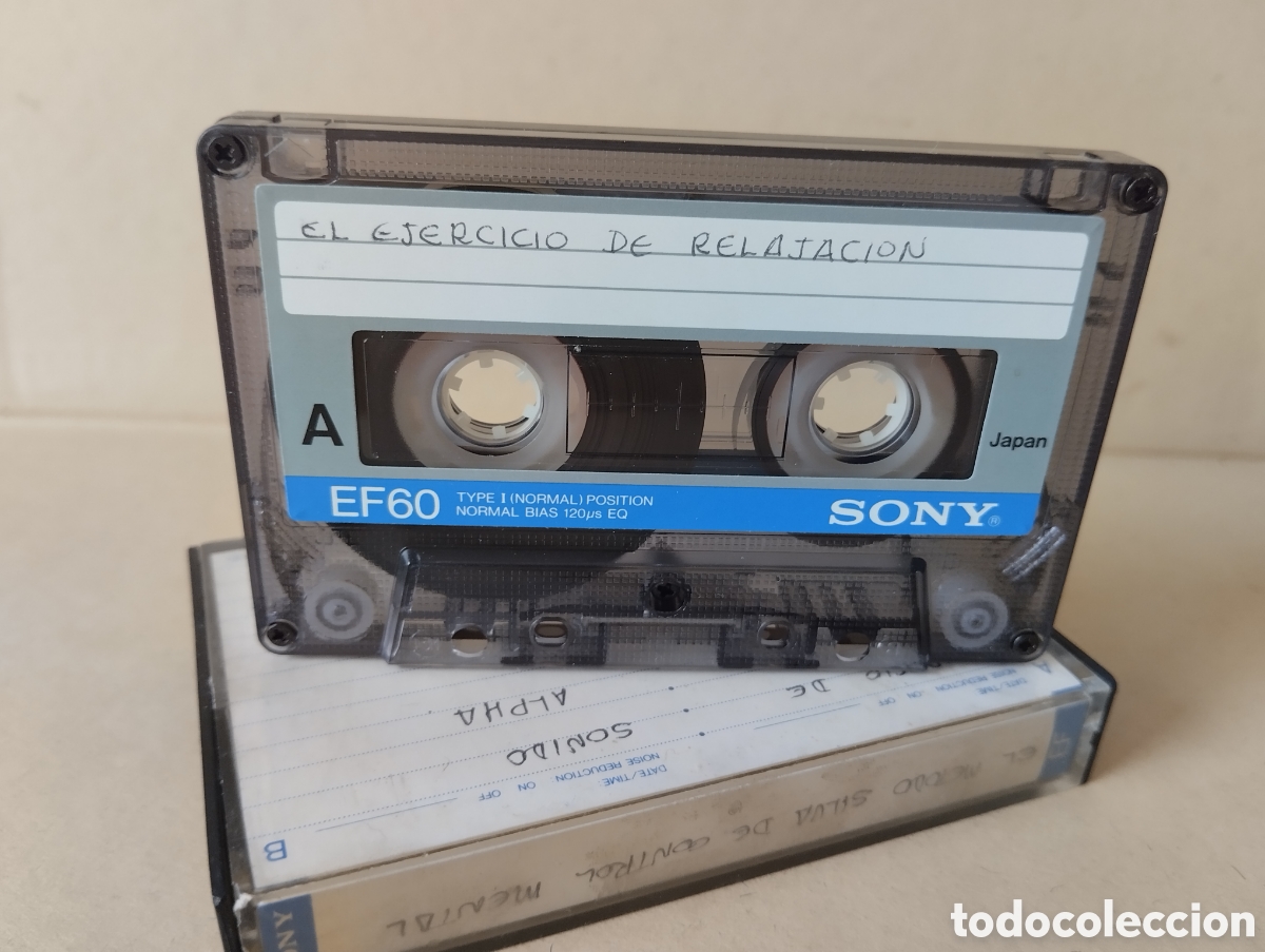 Casetes antiguos: CINTA CASSETTE GRABADA PARA COLECCI&Oacute;N SONY EF60