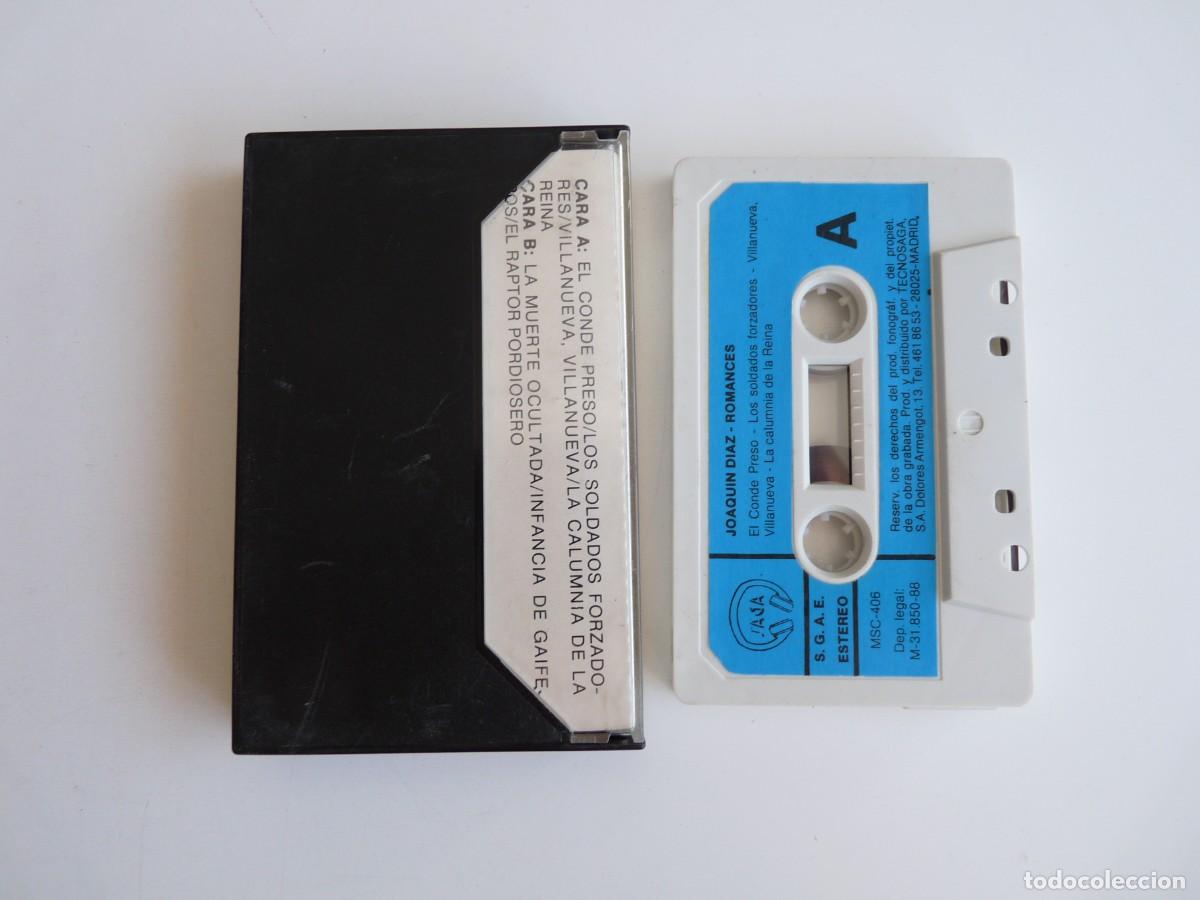 Casetes antiguos: CASETE, CASSETTE JOAQUIN D&Iacute;AZ ROMANCES REF: 1-18 - Foto 2
