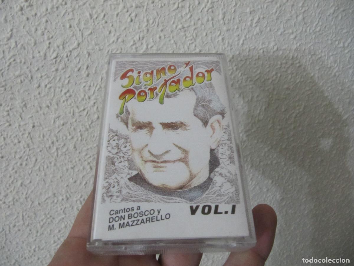 Casetes antiguos: SIGNO Y PORTADOR CANTOS A DON BOSCO M,MAZZARELLO VOL 1