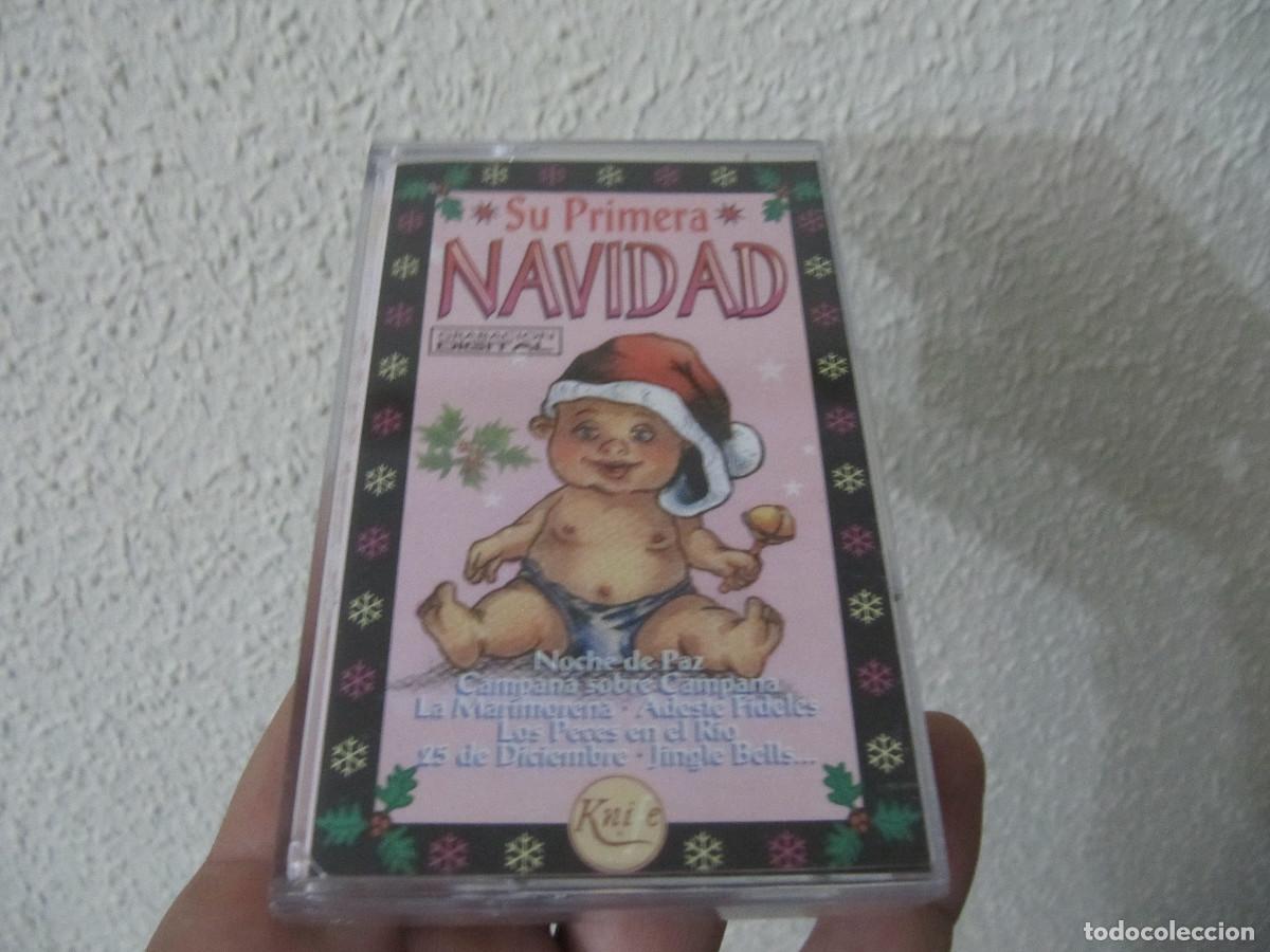 Casetes antiguos: SU PRIMERA NAVIDAD NOCHE DE PAZ CAMPANA SOBRE CAMPANA 25 DE DICIEMBRE LOS CANTICOS DE LA TIERRA..