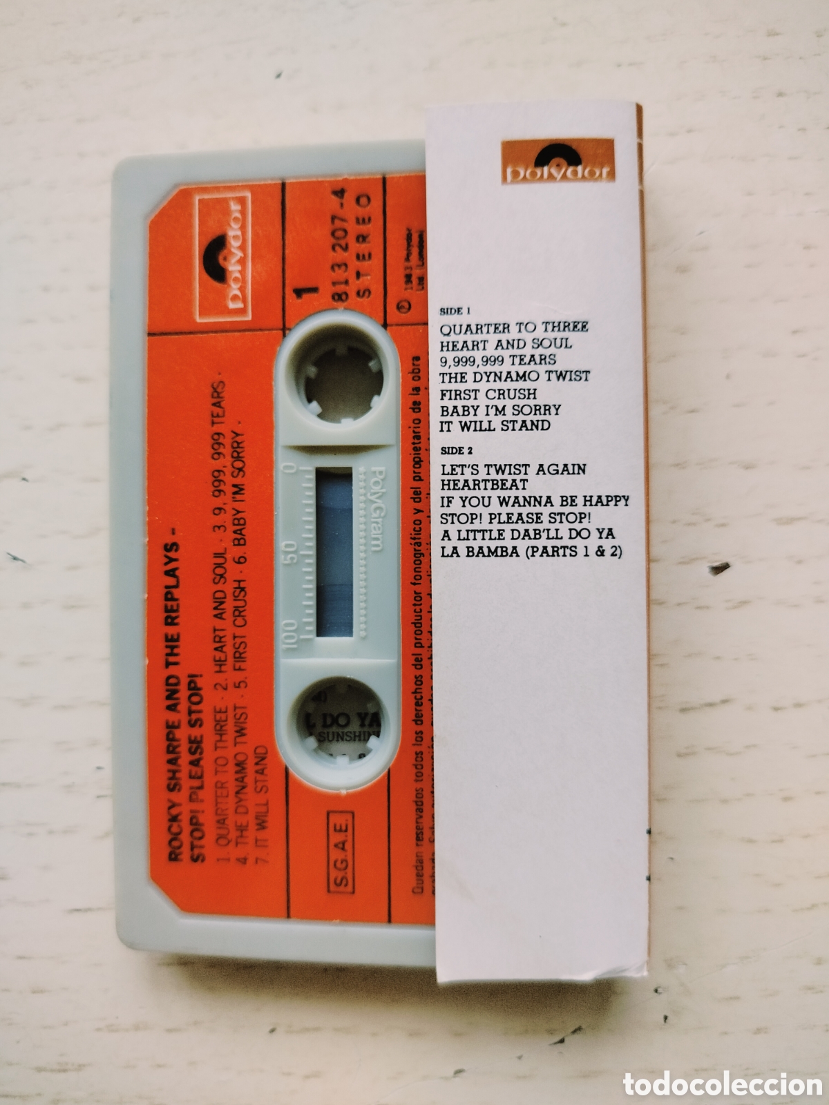Casetes antiguos: Cassette Rocky Sharpe - Foto 2