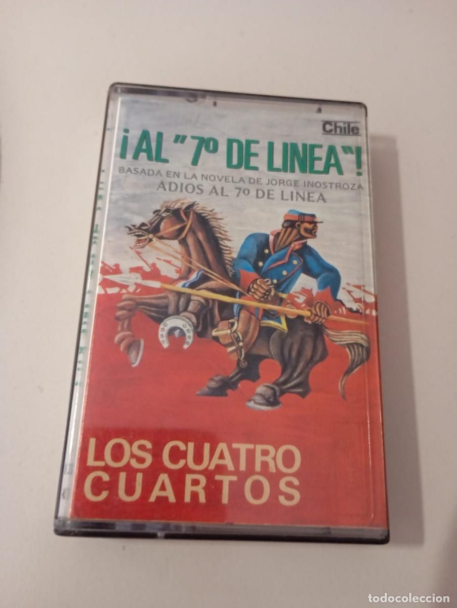 Casetes antiguos: CASETE Los Cuatro Cuartos, Al 7&deg; De L&iacute;nea REF. EST 1