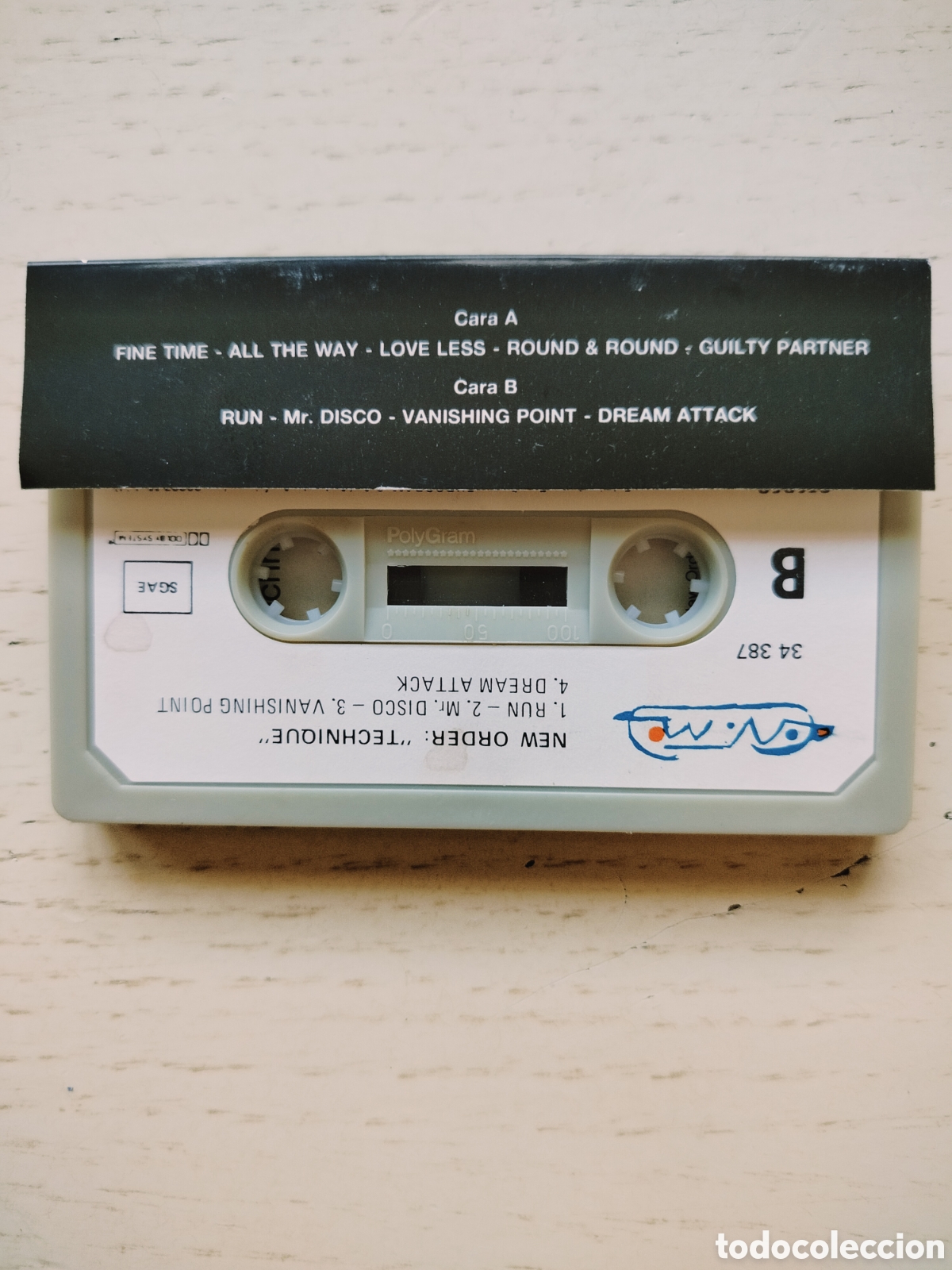 Casetes antiguos: New Order 1989 Cassette - Foto 2