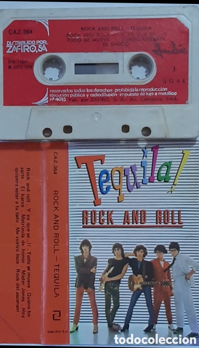 Casetes antiguos: TEQUILA &rdquo;ROCK AND ROLL&rdquo; CASETE - Foto 1
