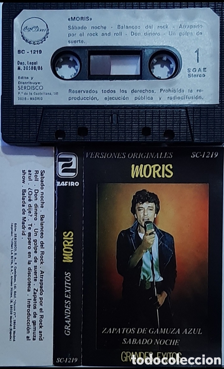 Casetes antiguos: MORIS &rdquo;GRANDES EXITOS&rdquo; CASETE - Foto 1