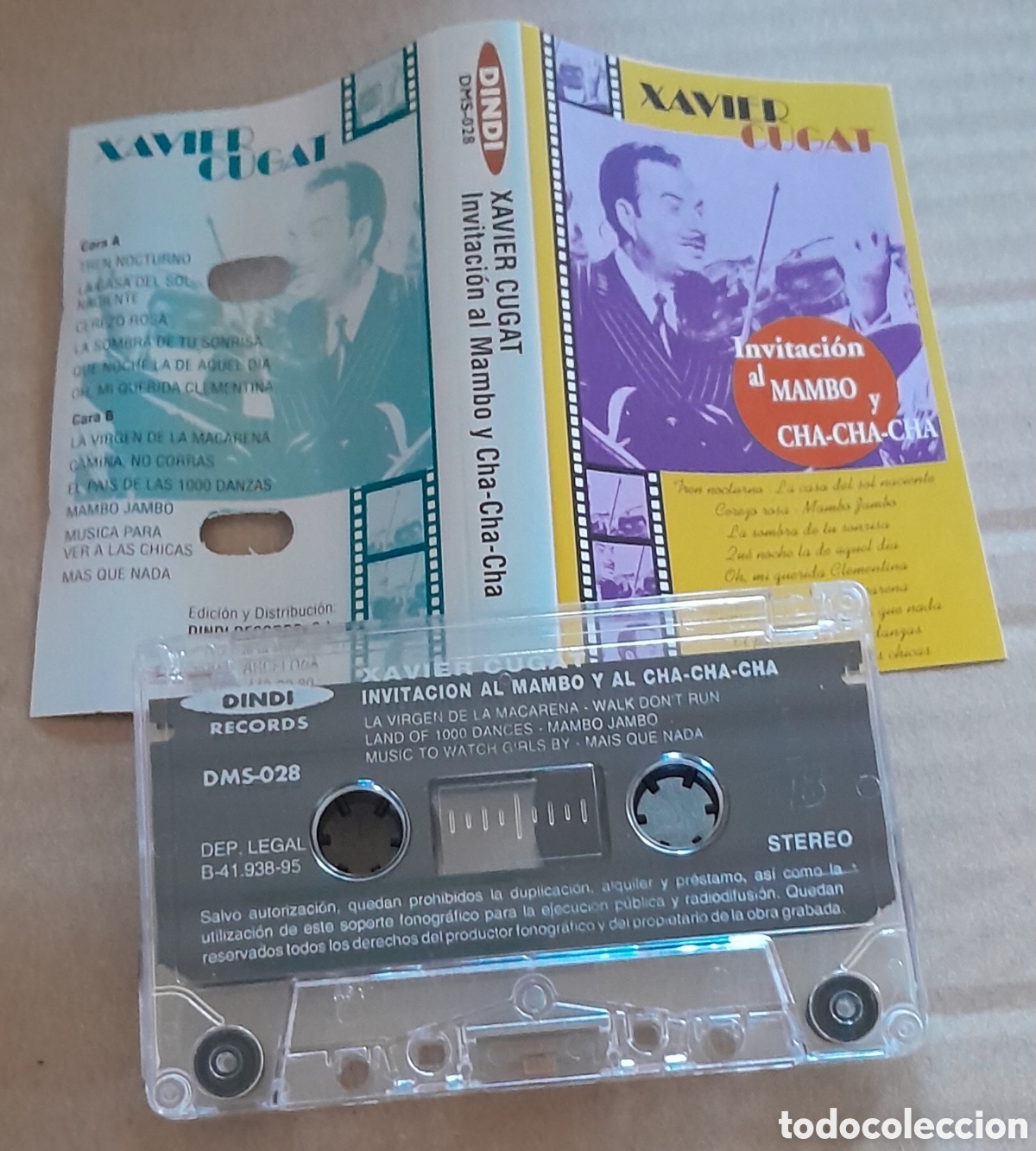 Casetes antiguos: XAVIER CUGAT - INVITACI&Oacute;N AL MAMBO Y CHA-CHA-CHA - Foto 1