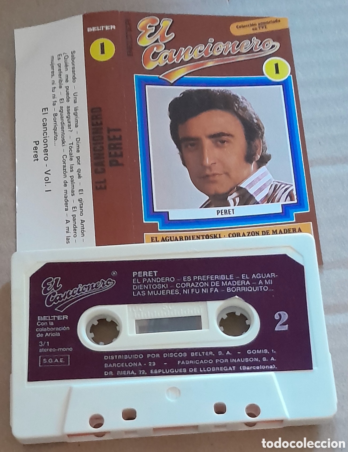 Casetes antiguos: PERET - EL CANCIONERO - Foto 1