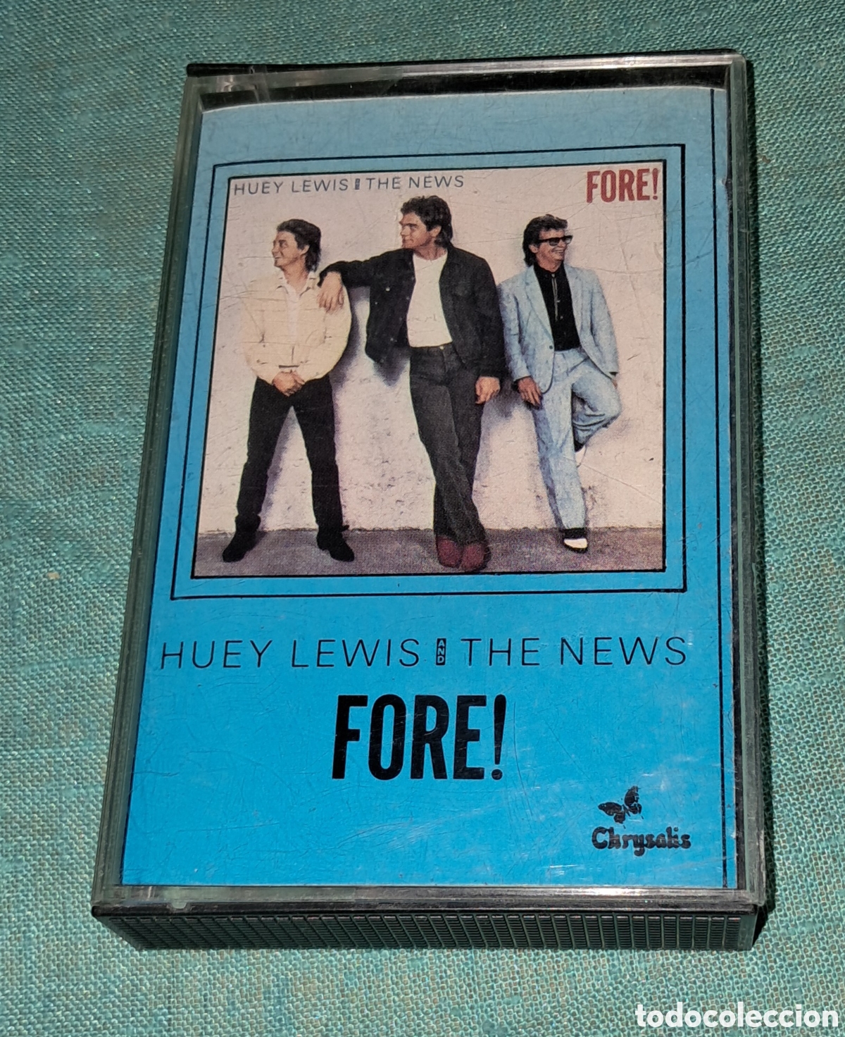 Cassettes Anciennes: CASETE HUEY LEWIS AND THE NEW, FORE !