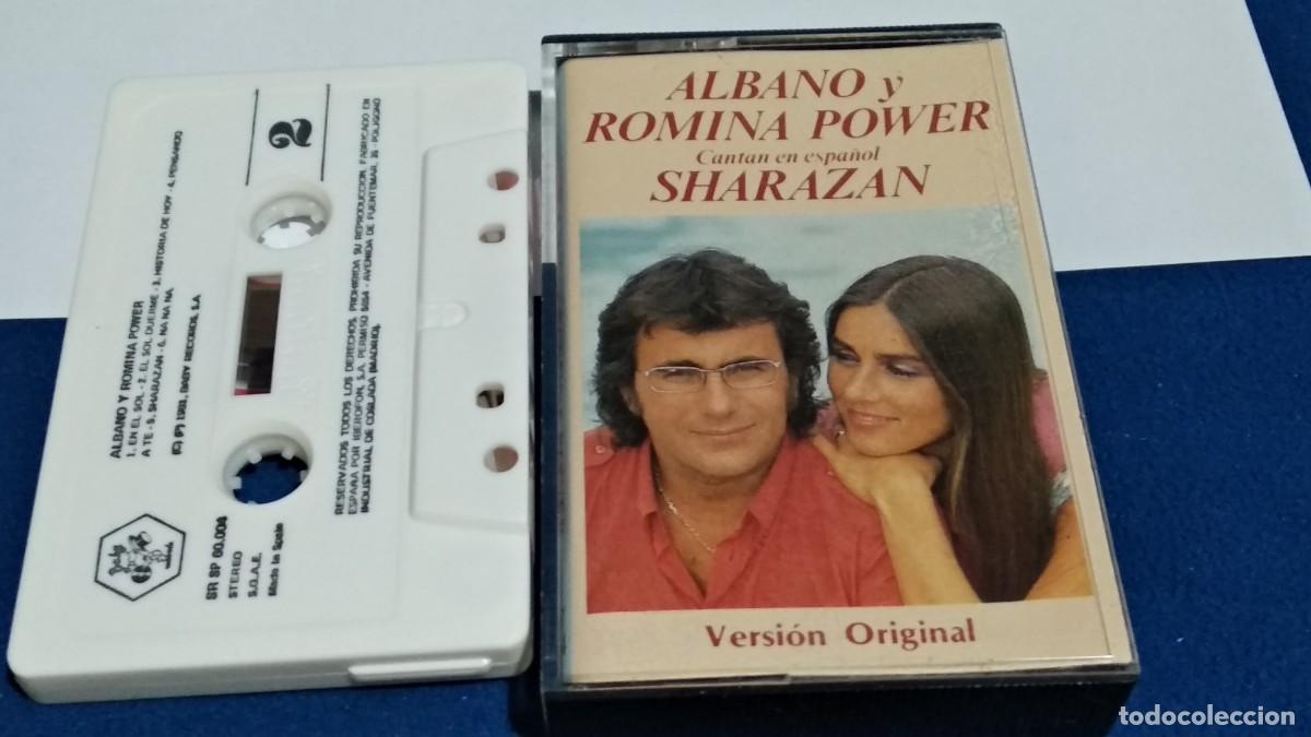 Casetes antiguos: ALBANO Y ROMINA POWER / CANTAN EN ESPA&Ntilde;OL SHARAZAN - 1984 BABY - CASETE CINTA CASSETTE - POCO USADA