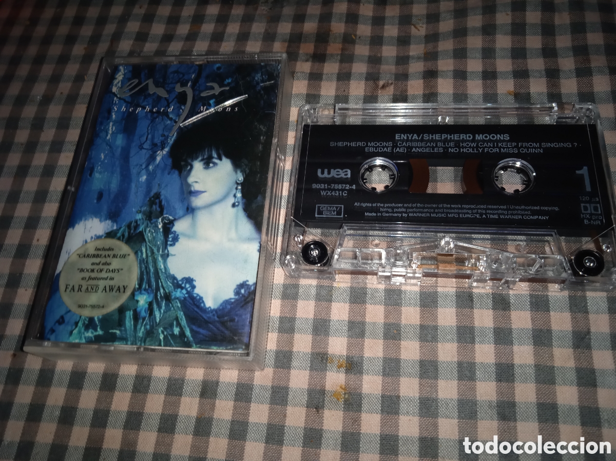 Casetes antiguos: ENYA - SHEPERD MOONS - CASSETTE - EUROPA - WARNER - Foto 1