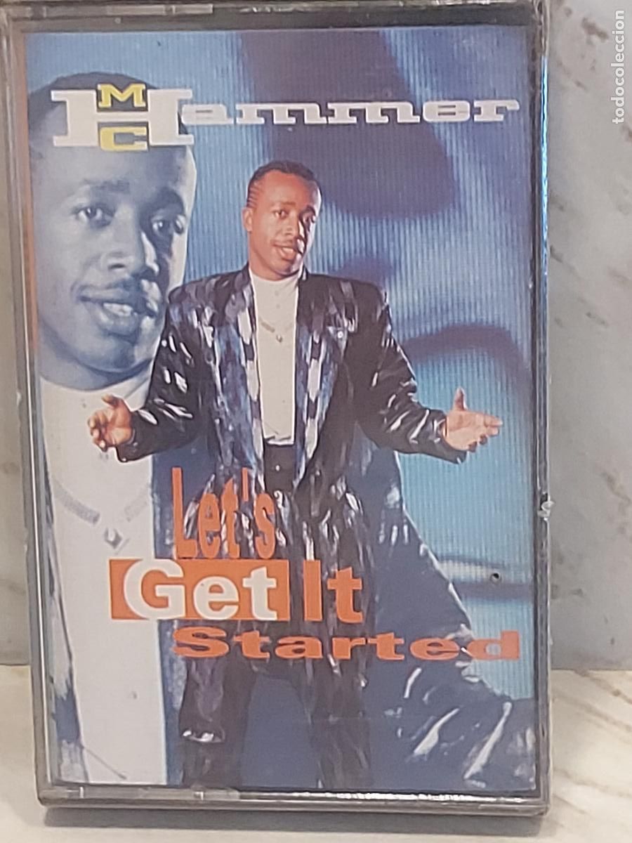 Casetes antiguos: M.C. HAMMER / LETS GET IN STARTED / MC-EMI-7955924 / PRECINTADO - Foto 1