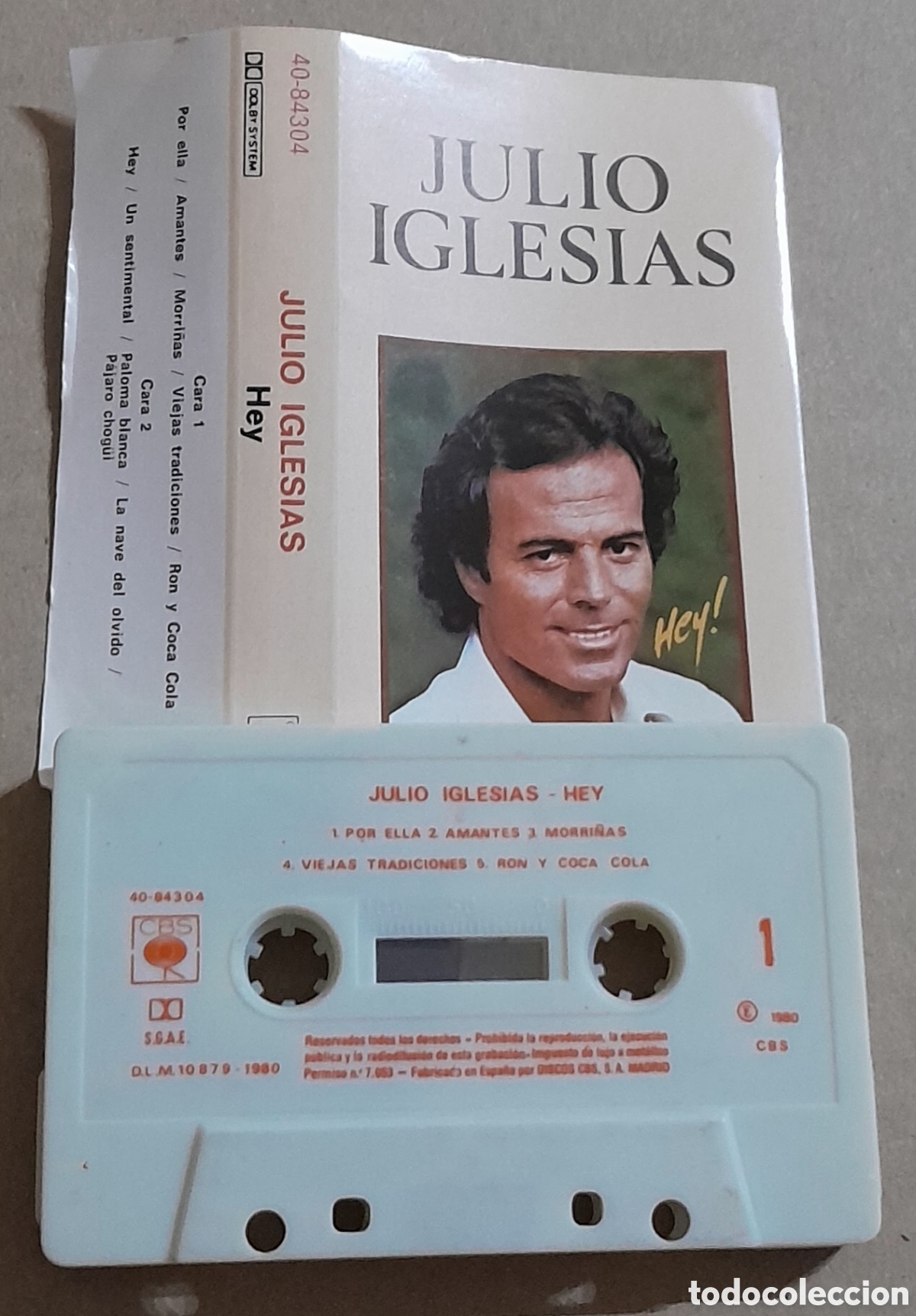 Casetes antiguos: JULIO IGLESIAS - HEY!! - Foto 1