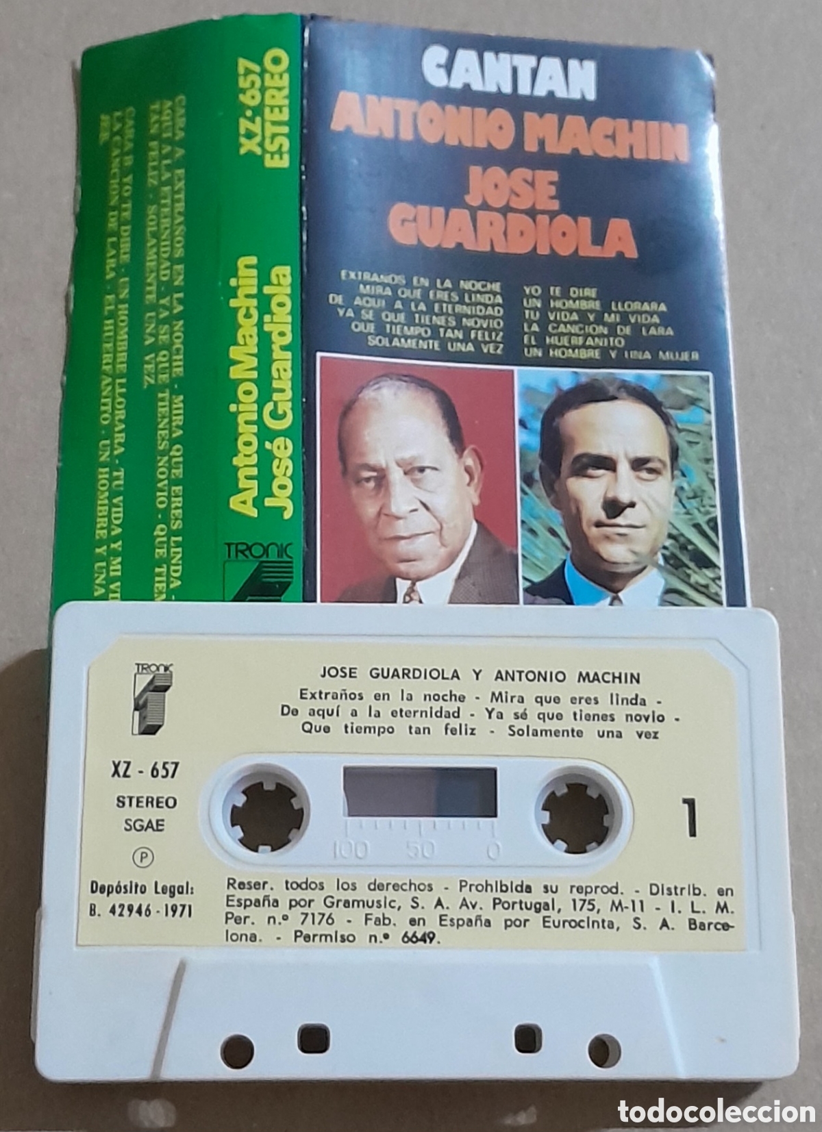Casetes antiguos: ANTONIO MACHIN - JOSE GUARDIOLA - Foto 1