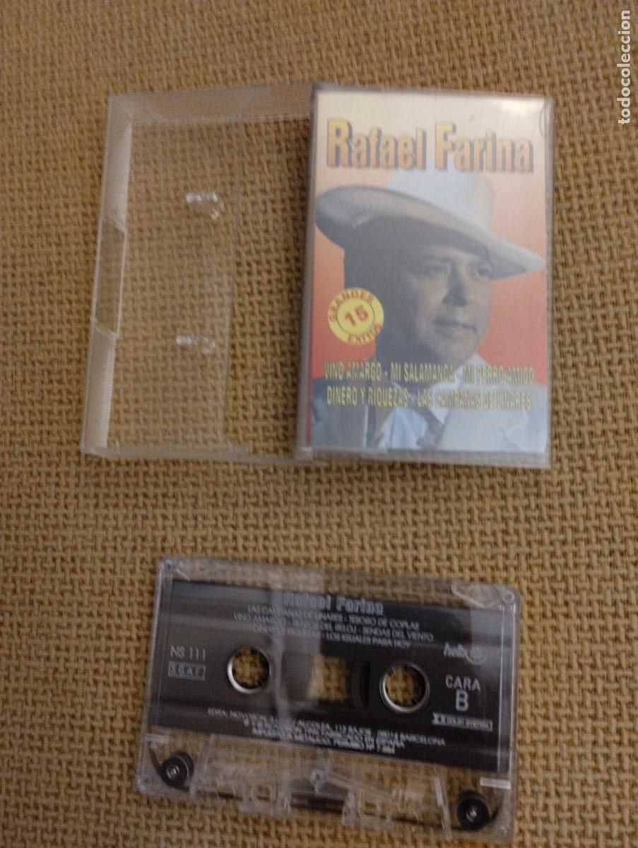 Casetes antiguos: Cinta Cassette antigua Rafael Farina - Foto 3