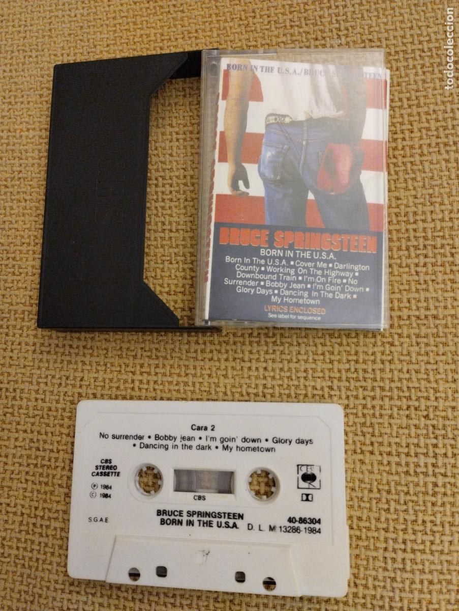 Casetes antiguos: Cinta Cassette antigua Bruce Springsteen - Foto 2