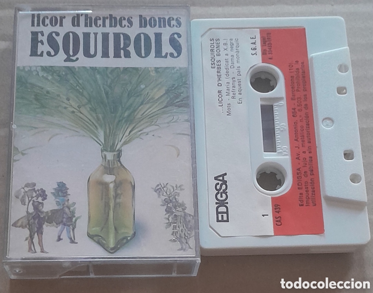 Casetes antiguos: ESQUIROLS - LICOR DHERBES BONES - Foto 1