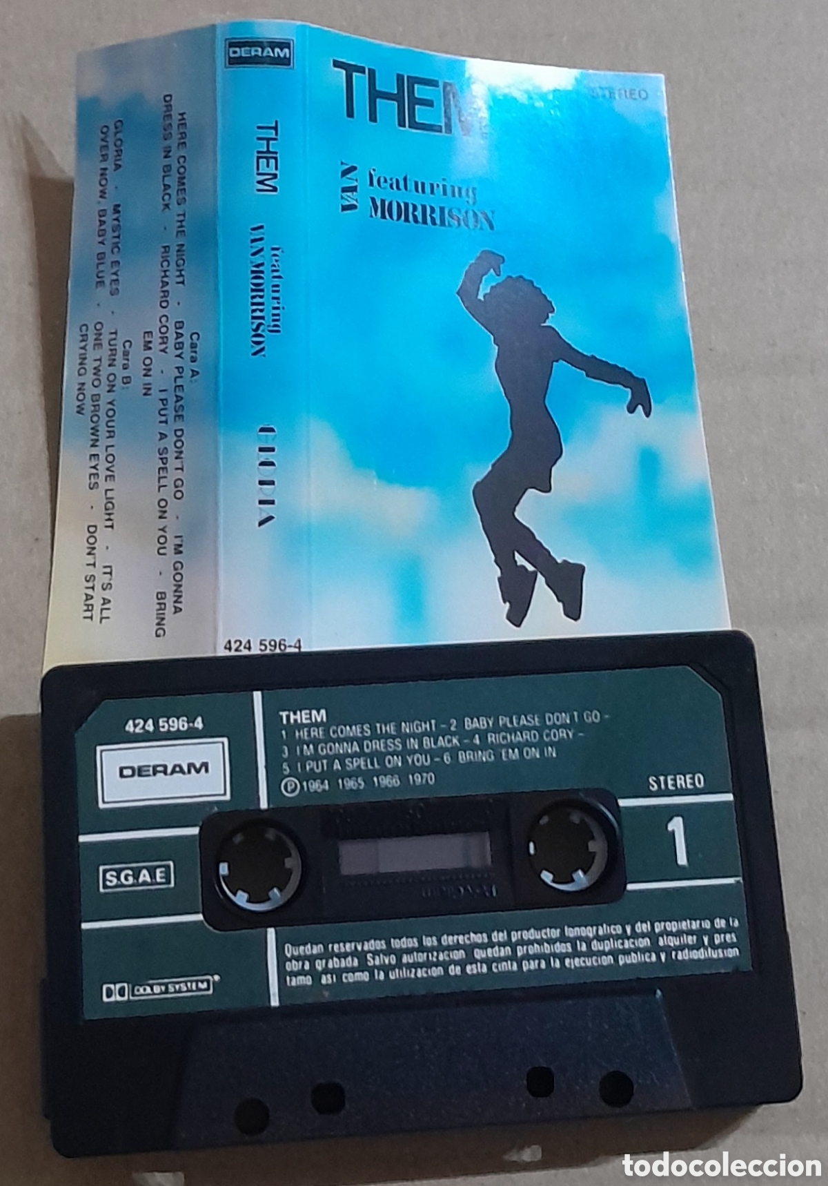 Casetes antiguos: THEM FEATURING VAN MORRISON - GLORIA - Foto 1