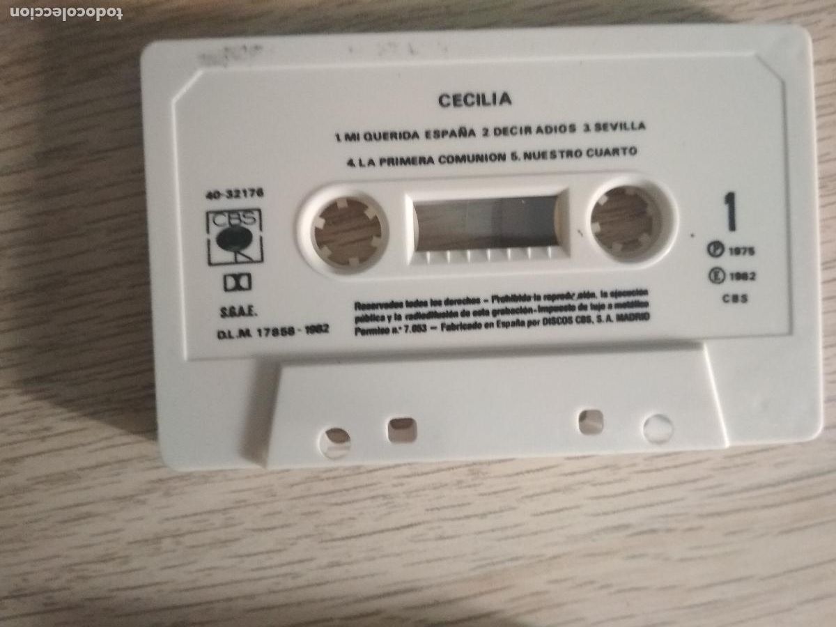 Casetes antiguos: cecilia, un ramito de violetas, 1982 - Foto 3