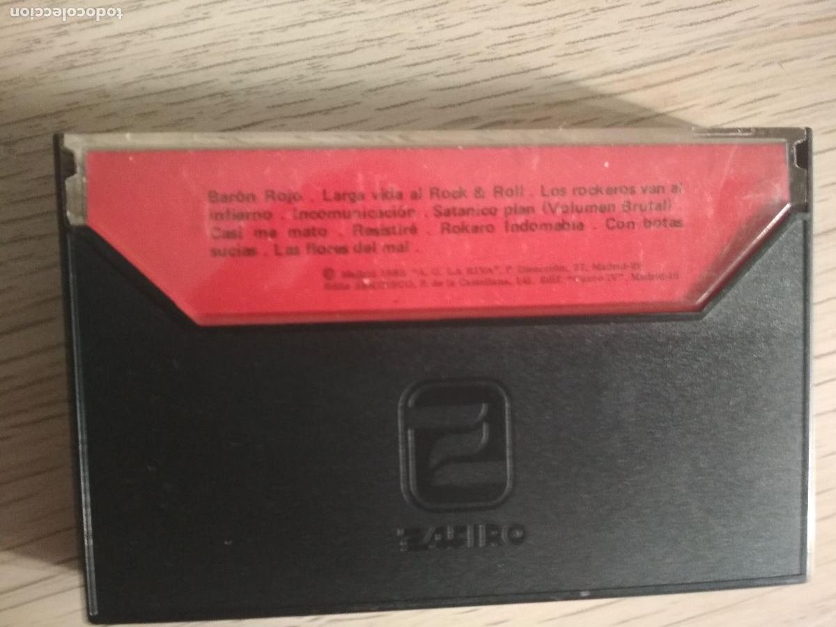 Casetes antiguos: baron rojo, grandes temas,1983 - Foto 3