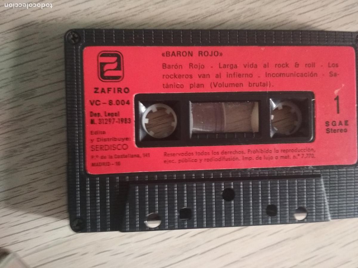 Casetes antiguos: baron rojo, grandes temas,1983 - Foto 5