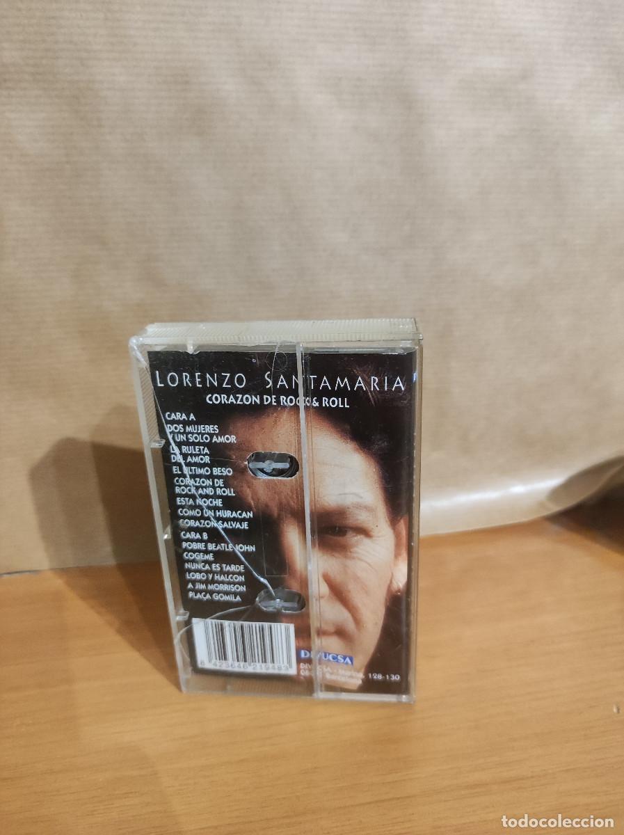 Casetes antiguos: Lorenzo Santamar&iacute;a &ndash; Coraz&oacute;n De Rock & Roll - Foto 2