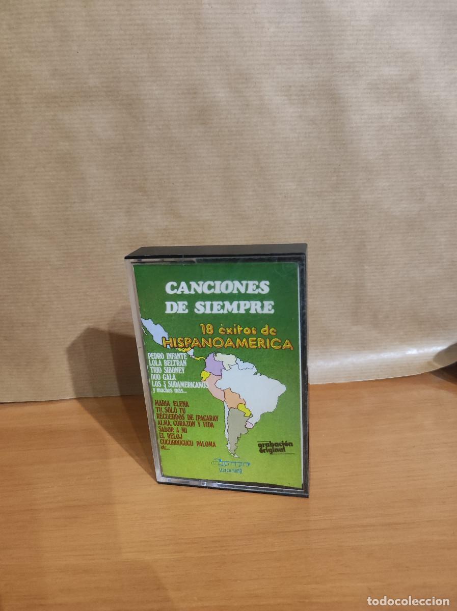 Casetes antiguos: CANCIONES DE SIEMPRE 18 EXITOS DE HISPANOAMERICA - Foto 1