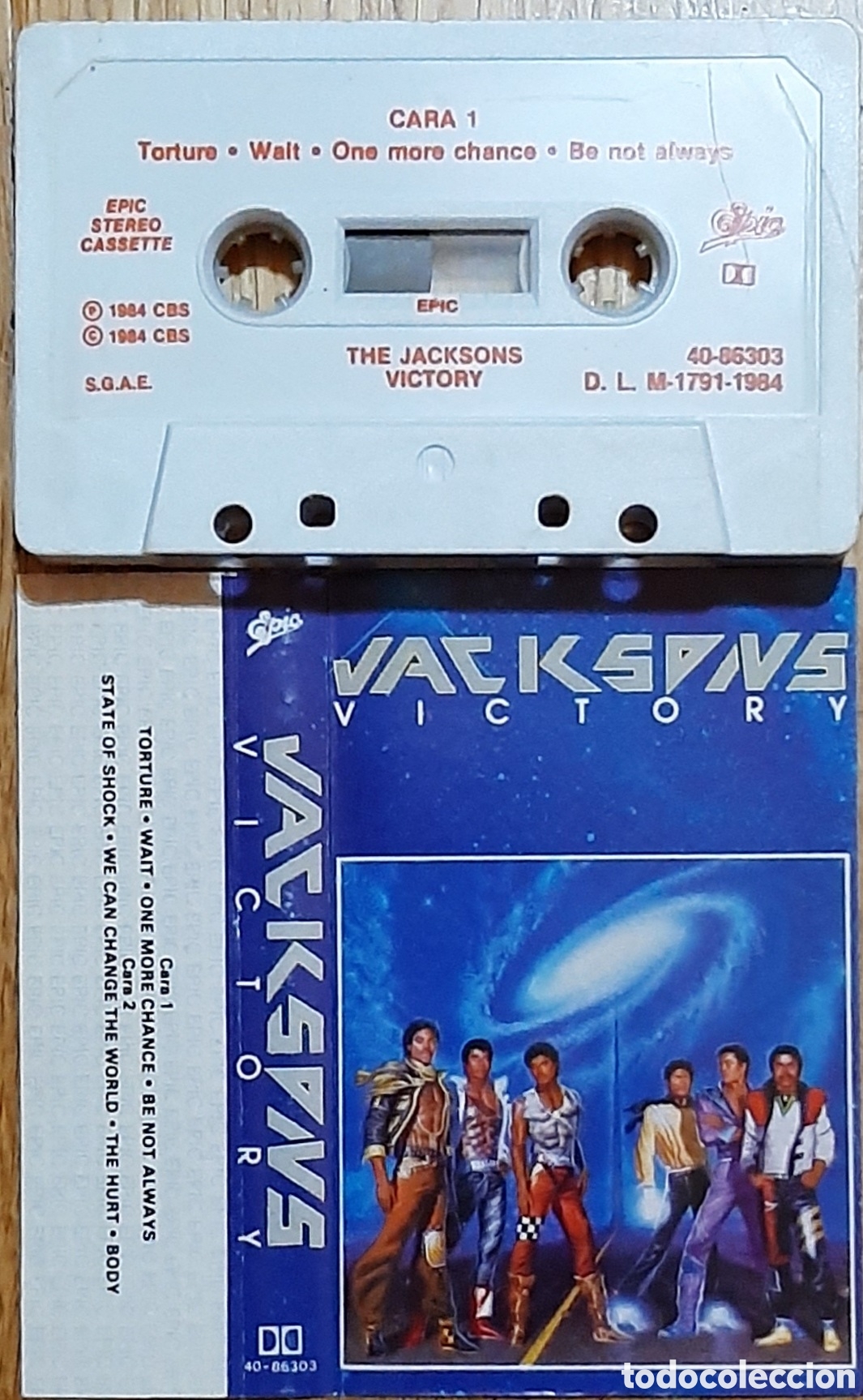 Casetes antiguos: JACKSONS &rdquo;VICTORY&rdquo; CASETE - Foto 1