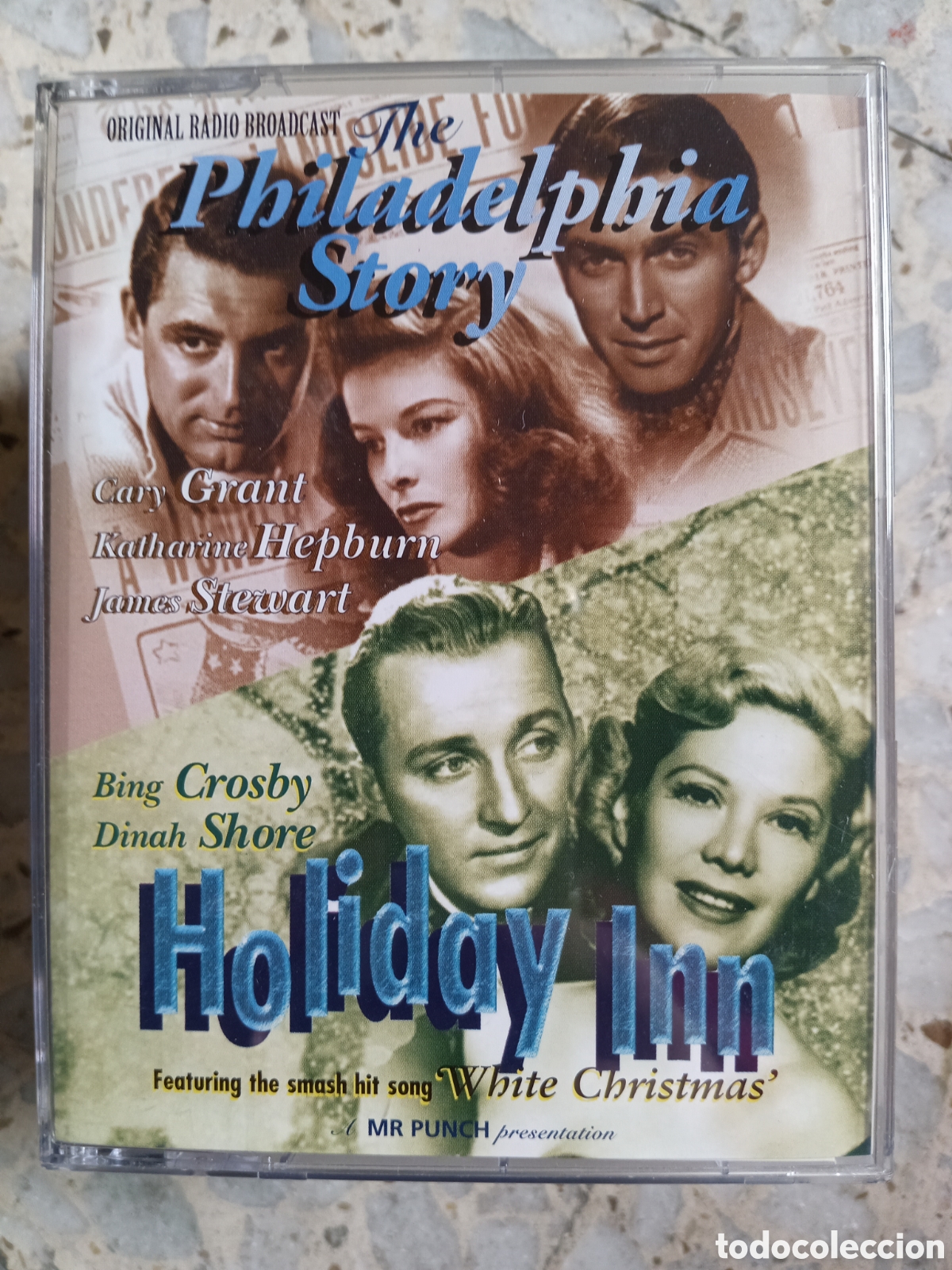 Old Cassettes: CASETE PHILADELPHIA STORY KATHARINE HEPBURN HOLIDAY INN BING CROSBY ORIGINAL RADIO BROADCAST