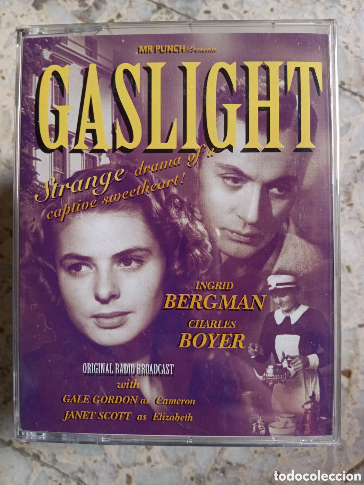 Old Cassettes: CASETE GASLIGHT INGRID BERGMAN ORIGINAL RADIO BROADCAST