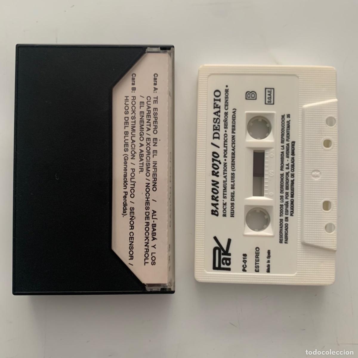 Casetes antiguos: CINTA CASSETTE BARON ROJO DESAFIO - Foto 2