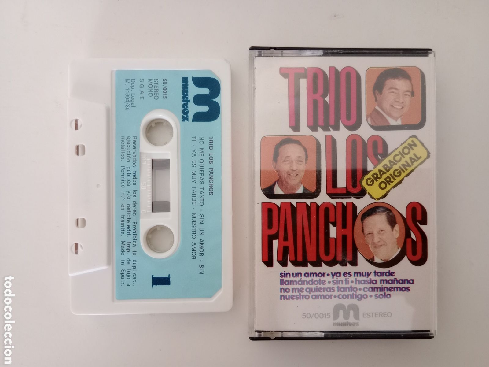 Casetes antiguos: Trio Los Panchos. Casete - Foto 2