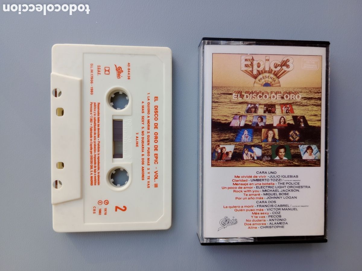 Casetes antiguos: Epi3. El disco de oro. Casete - Foto 2