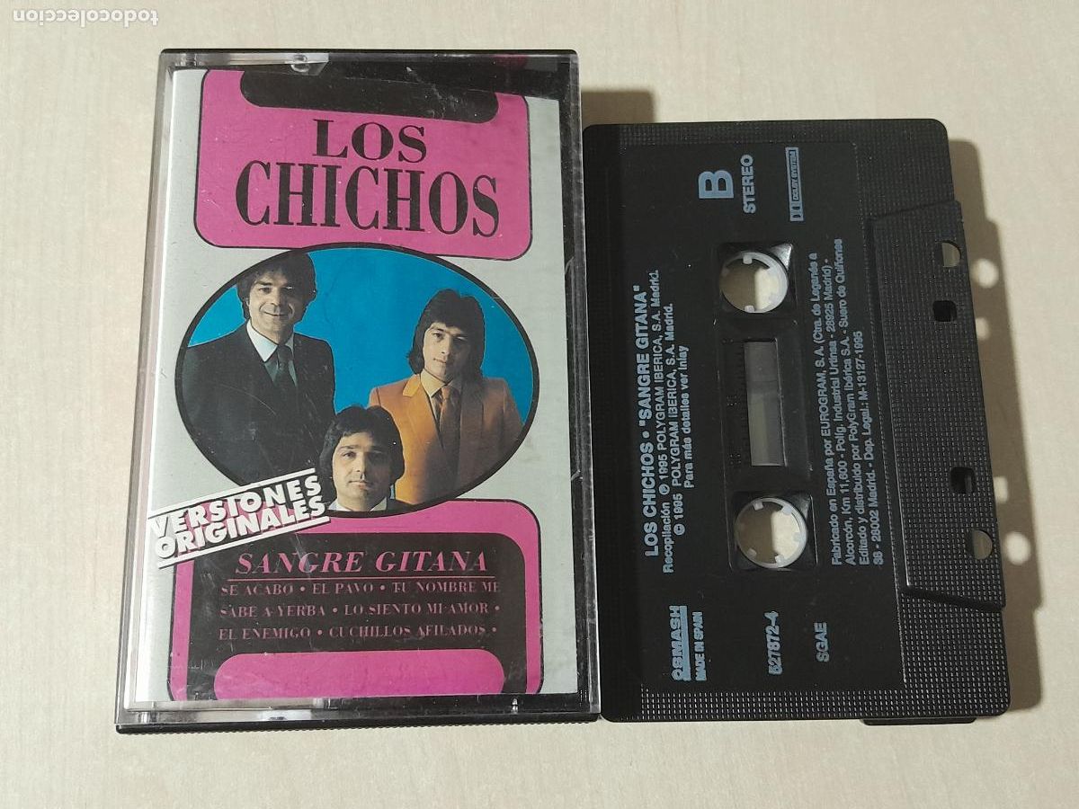 Casetes antiguos: LOS CHICHOS - CASETE - SANGRE GITANA - Foto 1