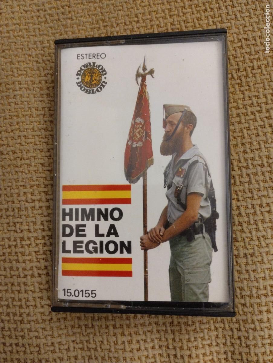 Casetes antiguos: Cinta Cassette antigua Himno de La Legi&oacute;n