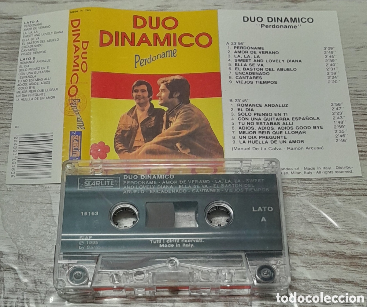 Casetes antiguos: DUO DINAMICO - PERDONAME - ITALY - Foto 1