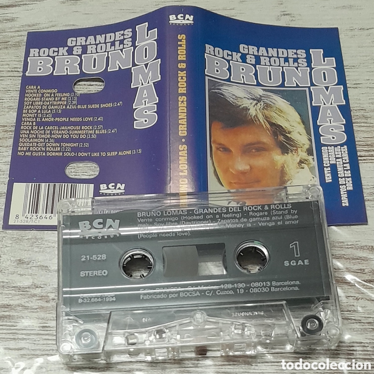 Casetes antiguos: BRUNO LOMAS - GRANDES ROCK & ROLLS - Foto 1