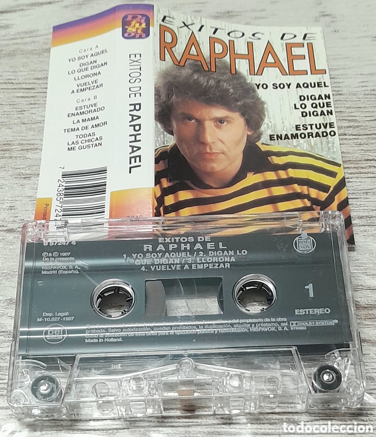 Casetes antiguos: &Eacute;XITOS DE RAPHAEL / MC - HISPAVOX-1997 - Foto 1
