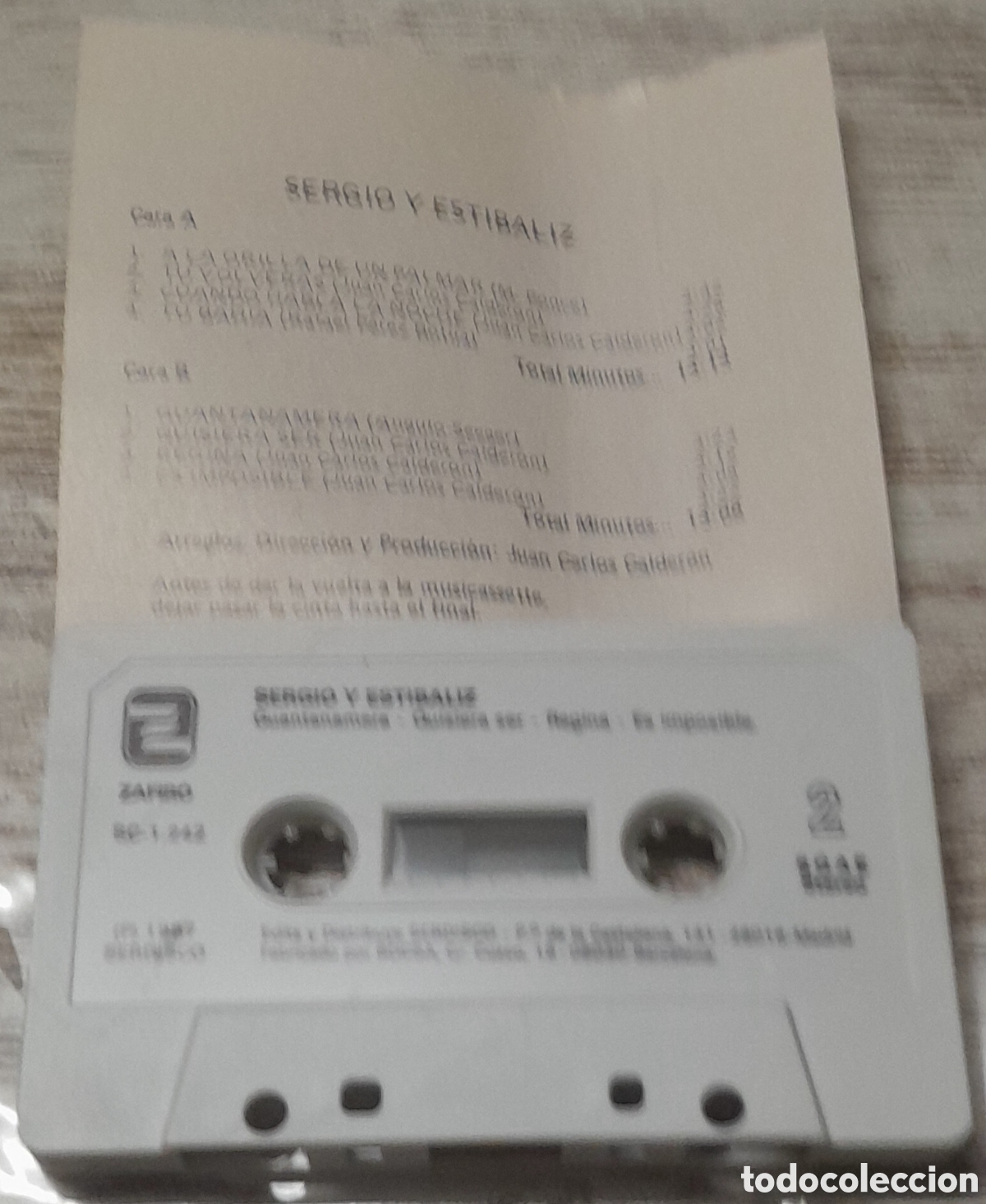 Casetes antiguos: SERGIO Y ESTIBALIZ - GRANDES EXITOS - Foto 2