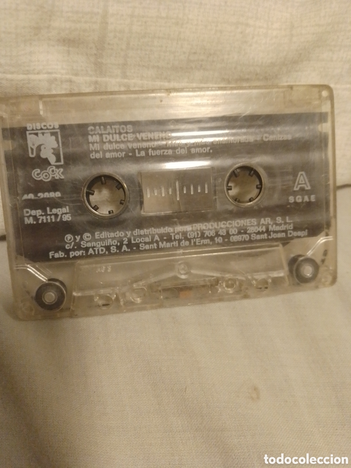 Casetes antiguos: Calaitos 1995 Mi dulce veneno - Foto 1