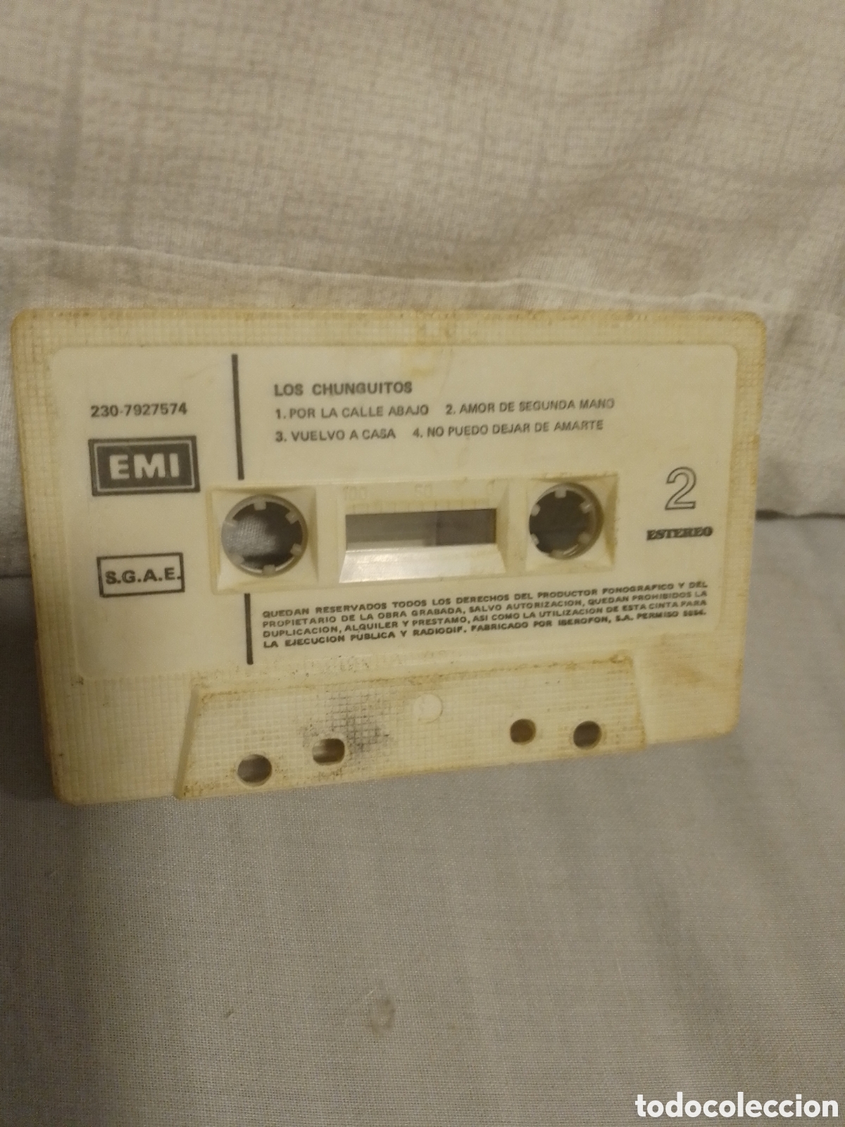 Casetes antiguos: LOS CHUNGUITOS 1989 EMI - Foto 1