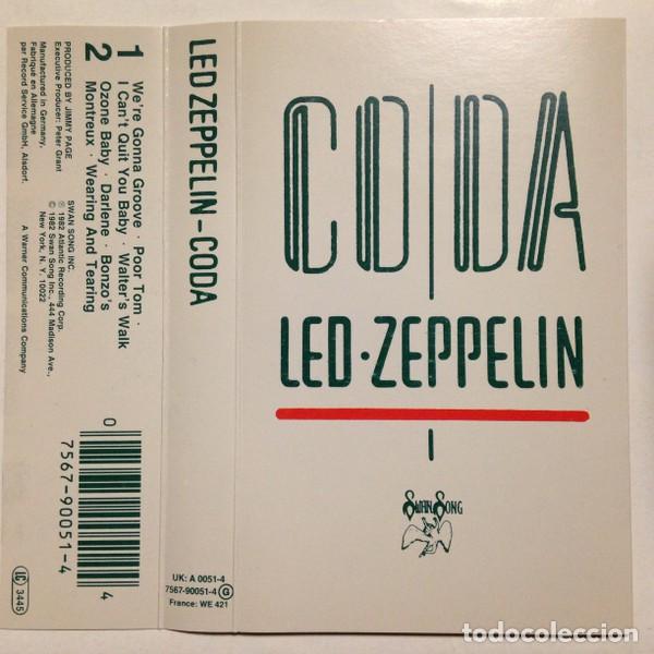 Casetes antiguos: Led Zeppelin &ndash; Coda - Cassette - Foto 1