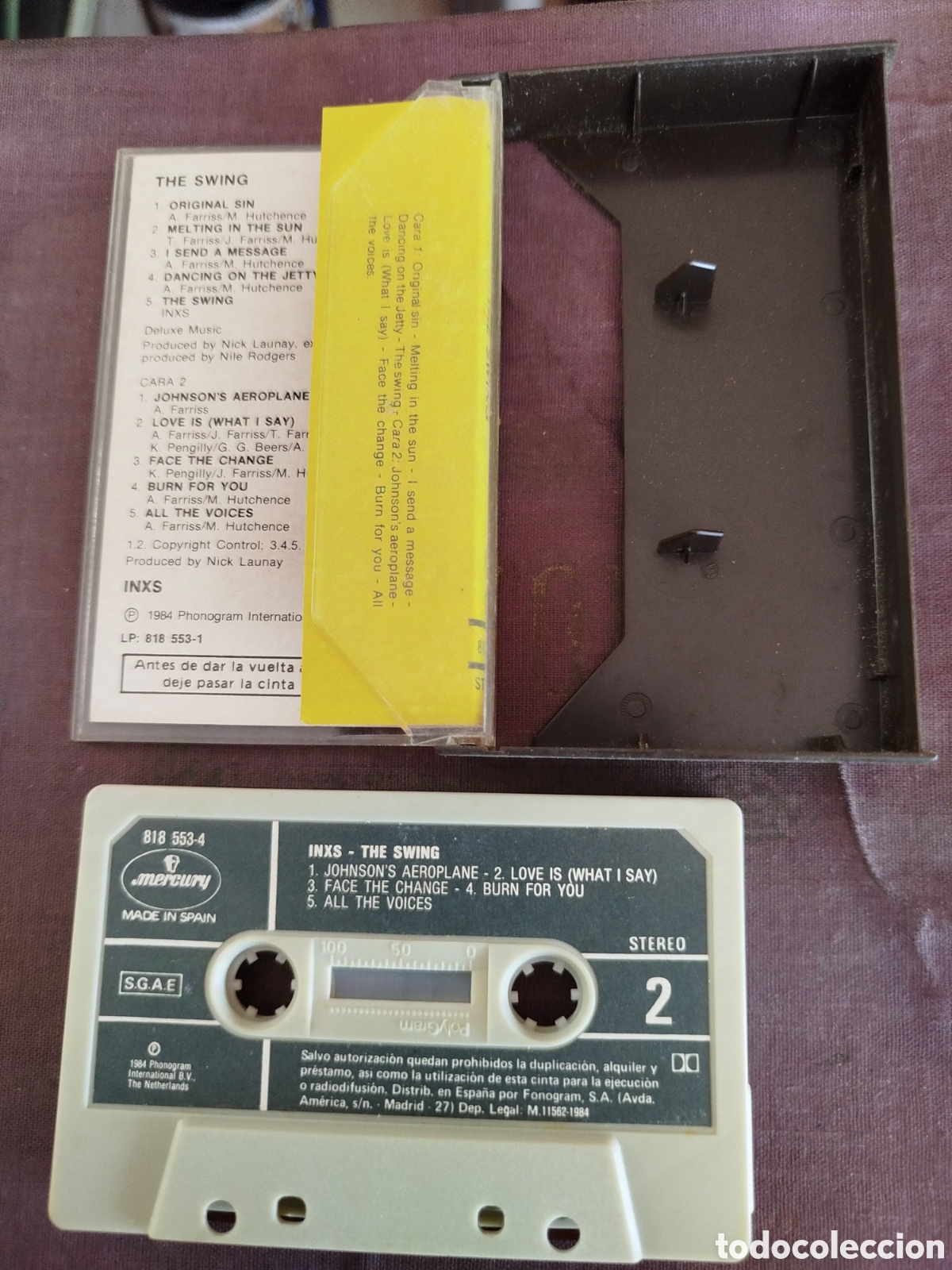 Casetes antiguos: INXS&nbsp;&lrm;&ndash;&nbsp;The Swing . Cassette - Foto 2