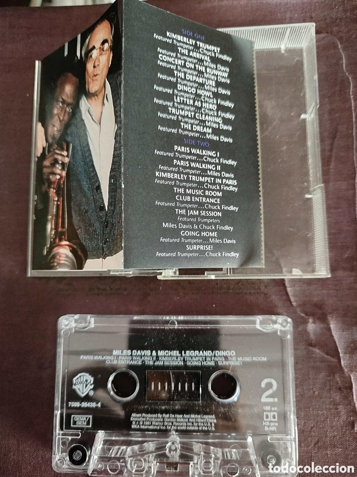 Casetes antiguos: Miles Davis & Michel legrand - Dingo - Foto 2