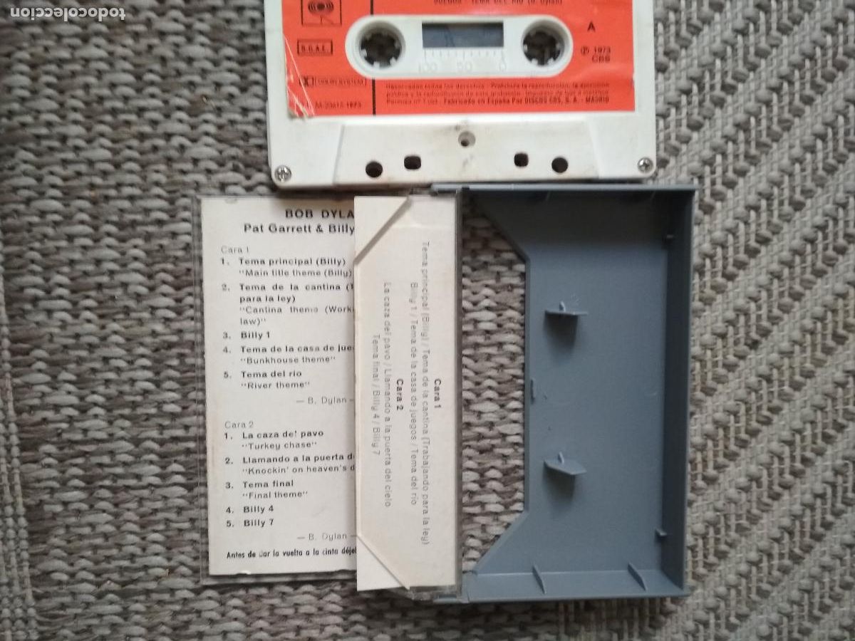 Casetes antiguos: bob dylan - billy the kid, ed espa&ntilde;ola 1973 - Foto 4
