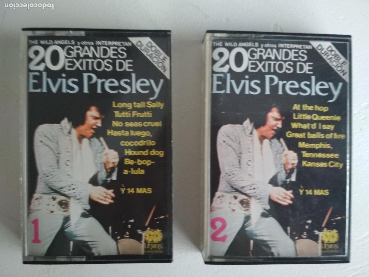 Casetes antiguos: the wild angels y otros interpretan 20 grandes exitos de elvis presley,ed espa&ntilde;ola, lemon,CL 337