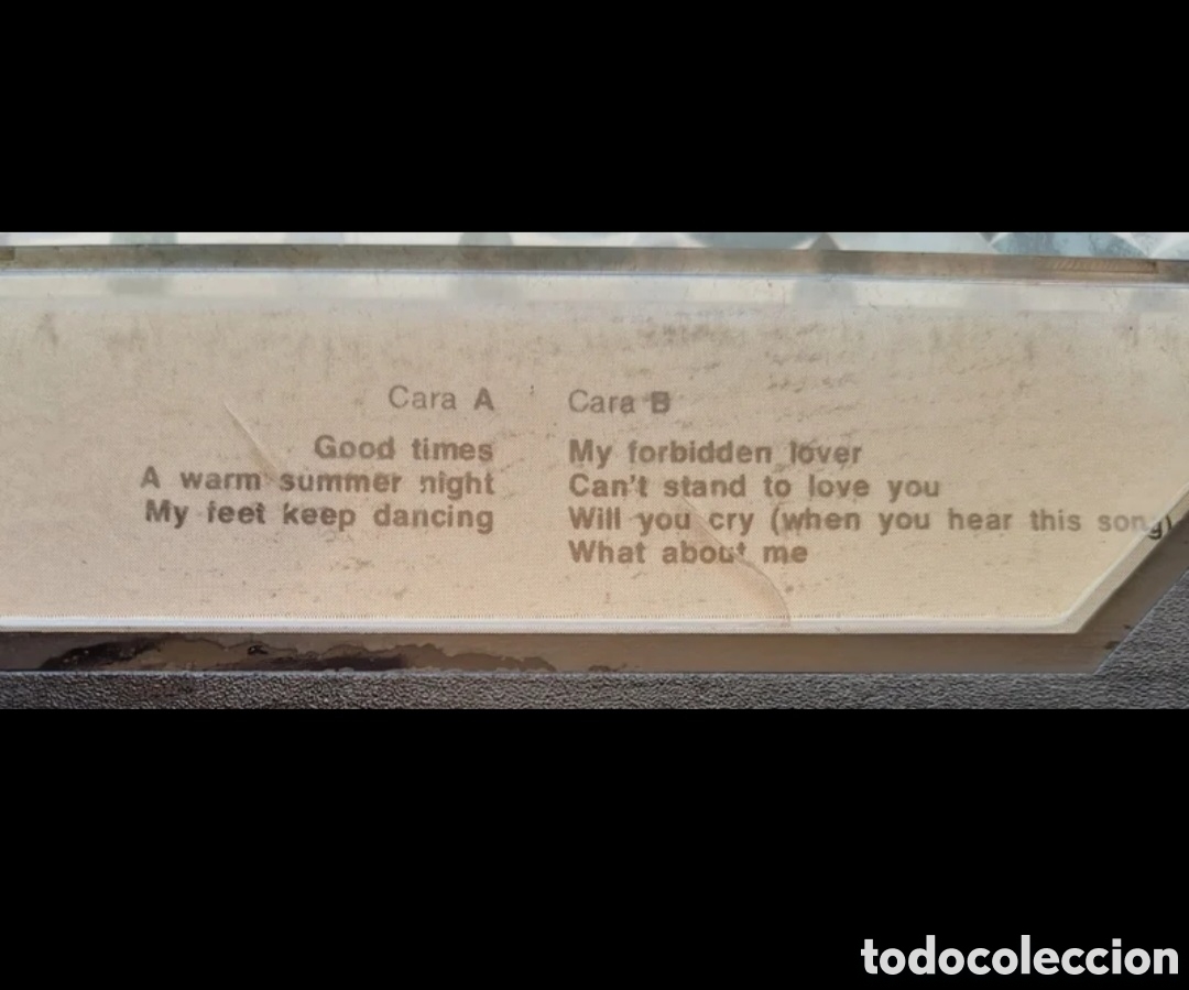 Casetes antiguos: Cassette Chic. &rdquo;Risqu&eacute;&rdquo;. 1979 - Foto 5