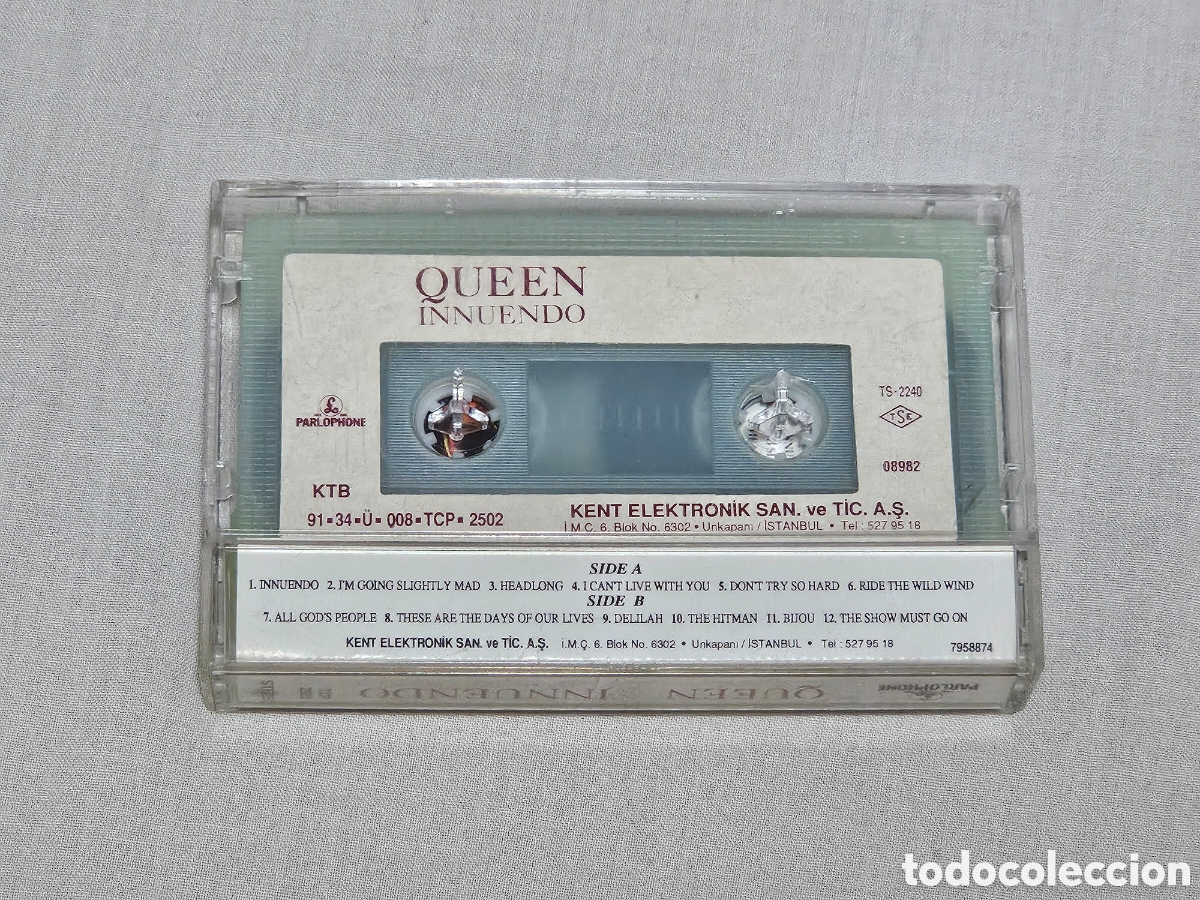 Casetes antiguos: Cassette Queen Innuendo edici&oacute;n Estambul - Foto 2