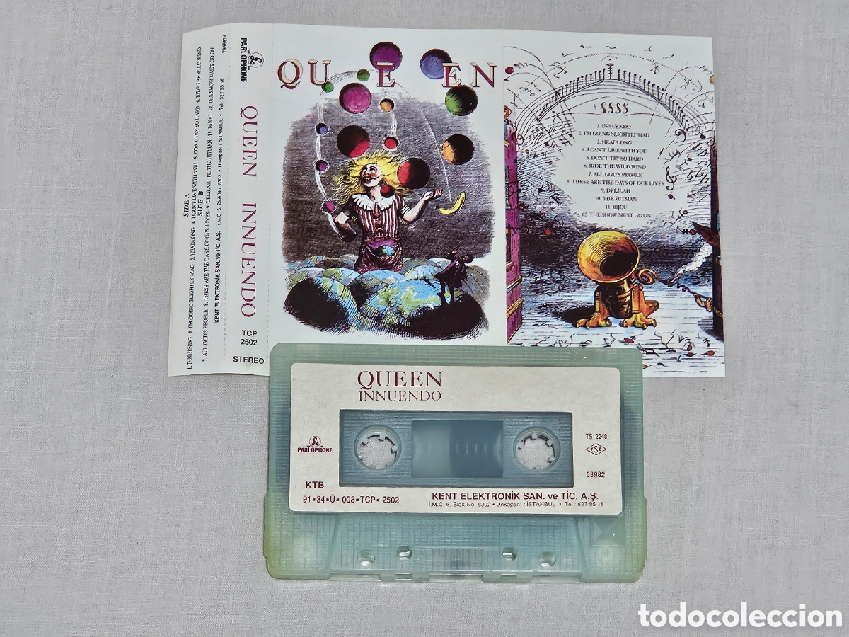 Casetes antiguos: Cassette Queen Innuendo edici&oacute;n Estambul - Foto 4