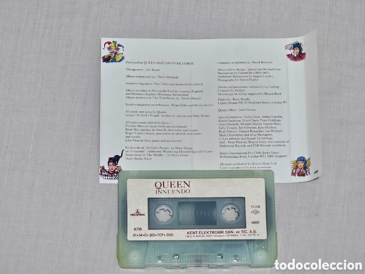 Casetes antiguos: Cassette Queen Innuendo edici&oacute;n Estambul - Foto 5