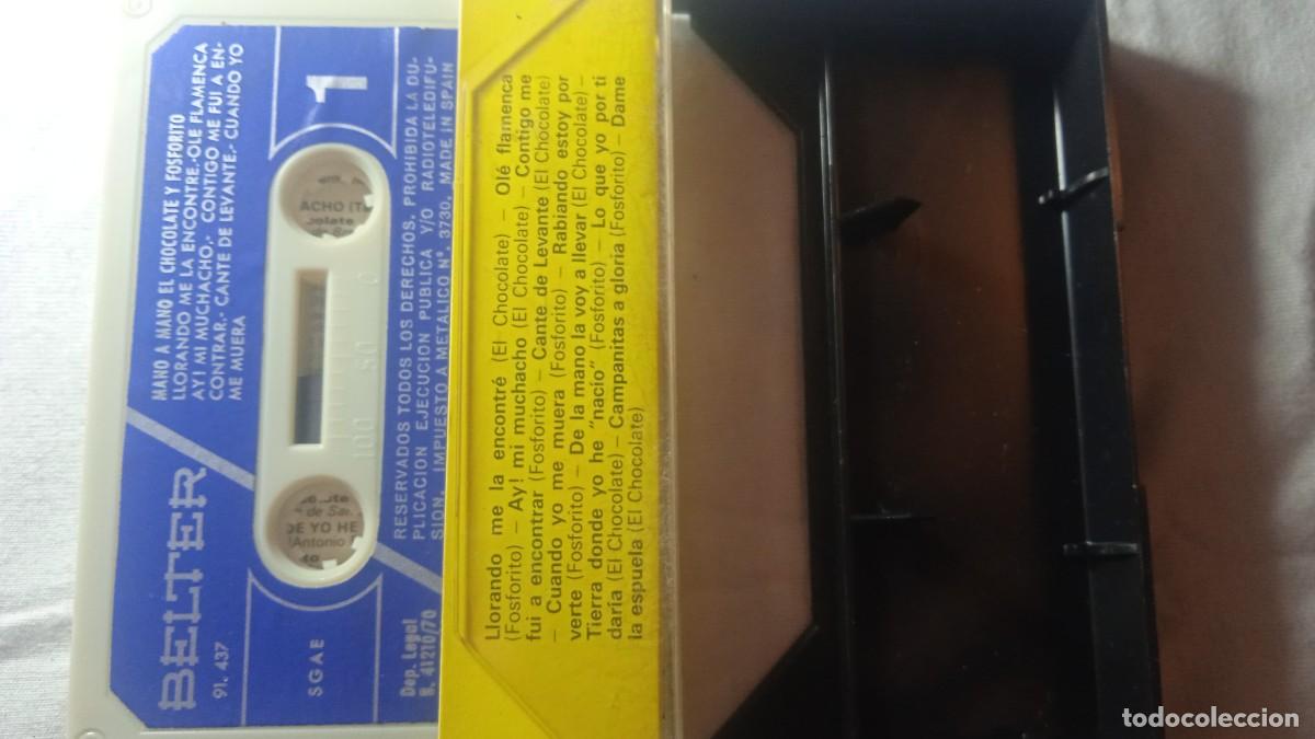 Casetes antiguos: Mano a Mano - El chocolate - Fosforito. - Foto 2